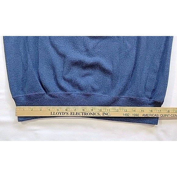 Polo Ralph Lauren Sweater 100% Cotton Blue Men's Size XL Red Pony 90s Crewneck - Picture 11 of 13